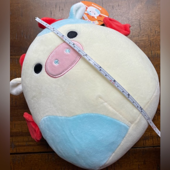 •NWT•Squishmallows Belana The Cow with Devil Bat Costume Halloween Plush - Picture 12 of 13